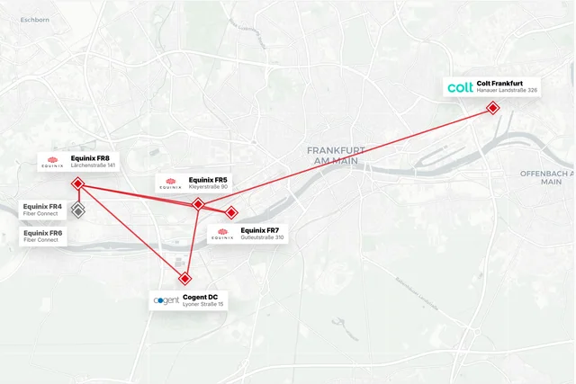 SMARTNET locations in Frankfurt